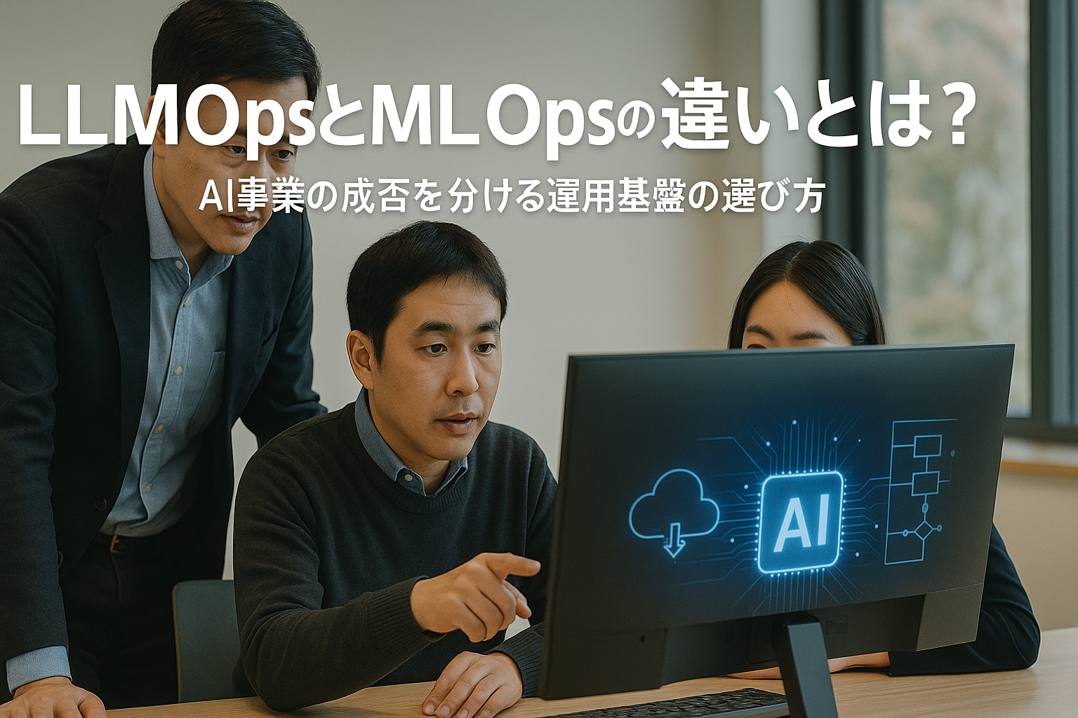 LLMOpsとMLOpsの違いとは？AI事業の成否を分ける運用基盤の選び方