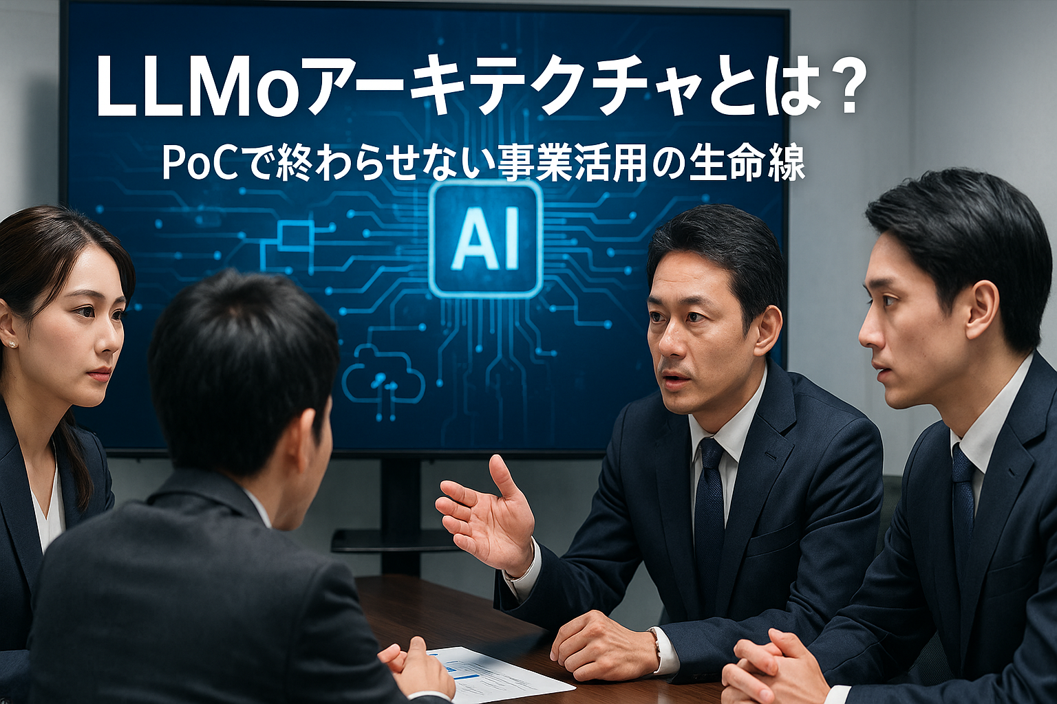 LLMOアーキテクチャとは？ PoCで終わらせない事業活用の生命線